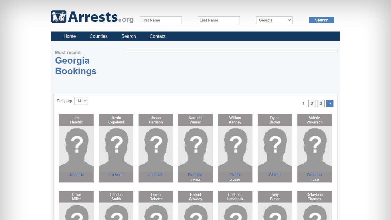 Georgia Arrests and Inmate Search